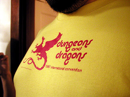 dungeons and dragons t-shirt