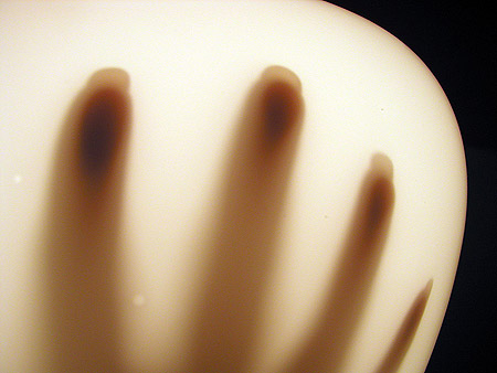 four-fingered alien hand
