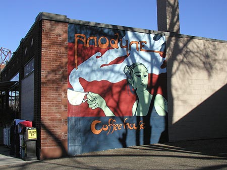anodyne coffeehouse mural