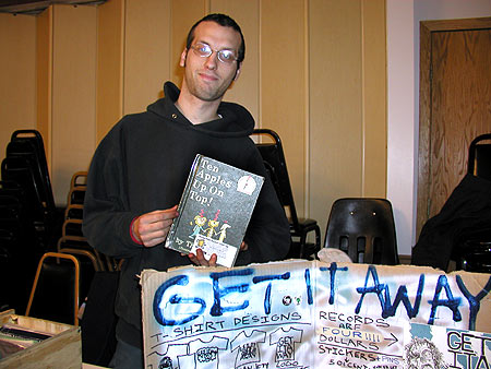 anton with a bookcrossing book