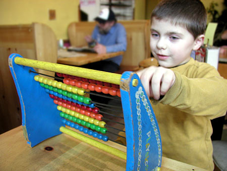 battered abacus at Seward Cafe