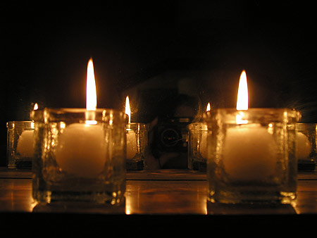 candles closeup