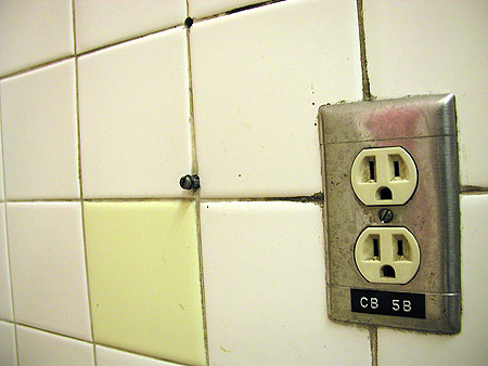 unusually labelled outlet