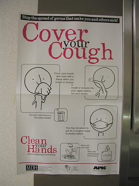 cover your cough, dammit