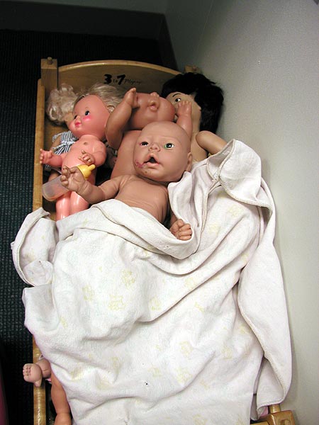 creepy naked baby dolls