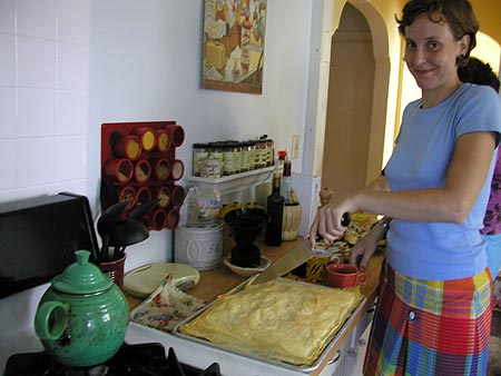 delia jane and her homemade spinach pie
