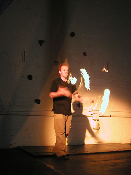 fire juggling