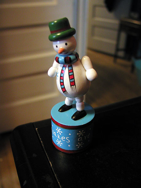 I guess he's really a snowman I guess he's really a snowman