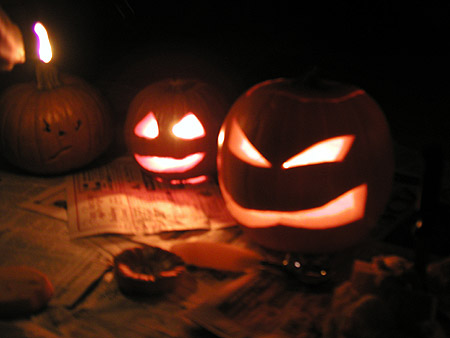 flaming punkins