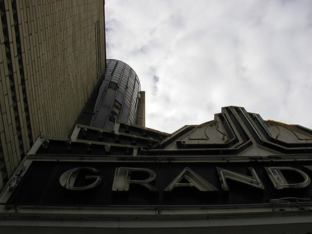 A very gloomy Grandview Theater A very gloomy Grandview Theater