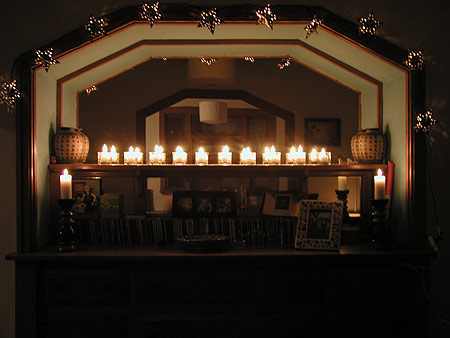 glowing buffet