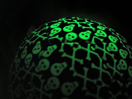 glow in the dark halloween ball