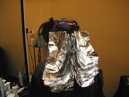 headful of foil