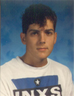 A photo from my brother Tom's high school ID card from 1988