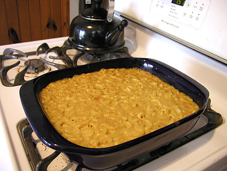 mac'n'cheese baked and broiled