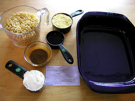 mac'n'cheese prep