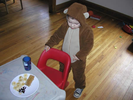 little monkey from last Halloween