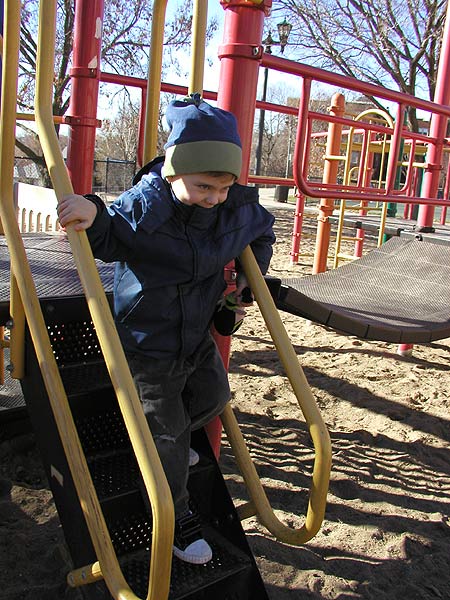 kickin' it at the playground