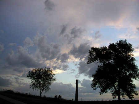 seen from the bluffs