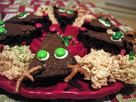 tracy's reindeer brownies