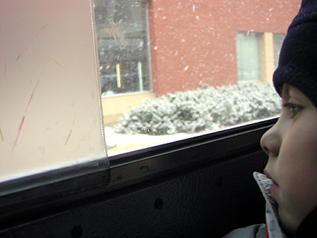 sad, and snowing sad, and snowing