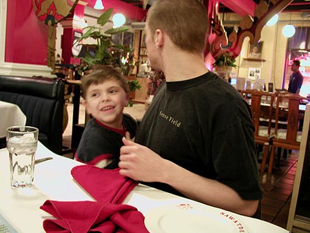 my squirming boys who won't sit still for a photo