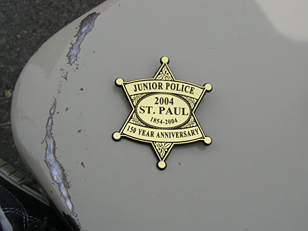 jr. crimefighter/sesquicentennial badge