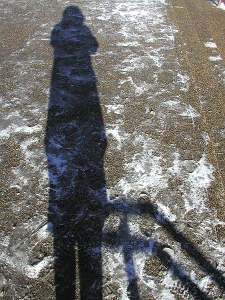 shadow on slush