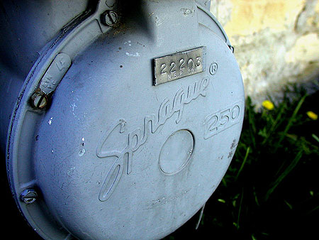 old school electric meter
