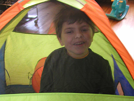 in tent city