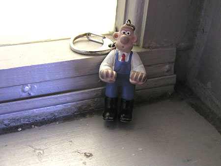 wallace and gromit keychain, without the gromit