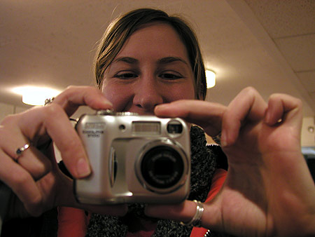 ellen and her new camera
